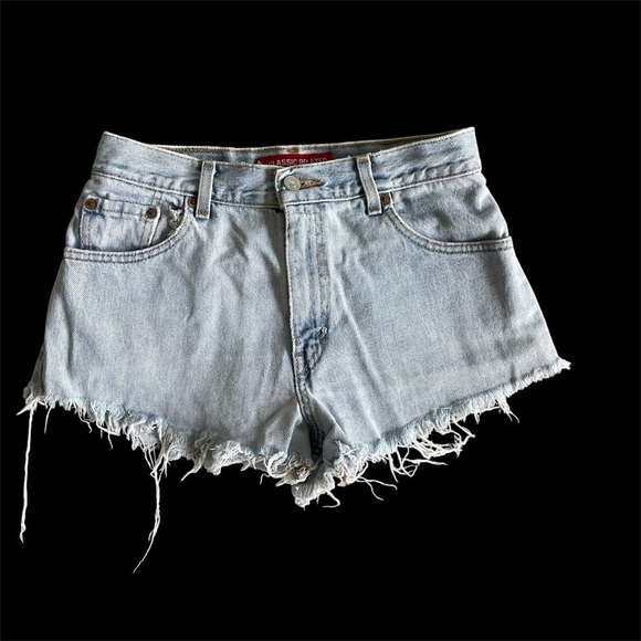 Levi's Pants - Vintage Levi’s Classic Relaxed 550 Cutoff Raw Edge Distressed Jean Shorts